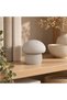 Mushroom Trinket Box 7 cm, Ribbed Decorative Container with Screw-On Lid for Rings - 4