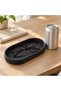 Eyeglasses Tray, Oval Sunglasses and Glasses Holder Dish with Textured Non-Slip Base, Black - 3