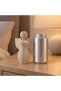 Modern Angel Figurine 13 cm, Ribbed Minimalist Guardian Angel Statue, Sympathy and Remembrance Gift - 2