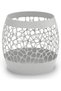 Voronoi Plant Pot Cover, Large Openwork Cachepot for Orchids and Nursery Pots, Modern Home Decor