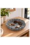 Wave Scalloped Valet Tray, Minimalist Catch-All Tray for Keys, Jewelry, Sunglasses and Watches, Gray - 2