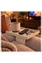 Sofa Tray Organizer with Anti-Tip Fin, Couch Cushion Table for Drinks, Remote and Phone - 4