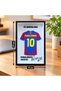 Ronaldinho Barcelona No. 10 Collectible Jersey Frame, 23 x 15 cm - 6