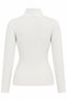 Cream Snap-Fastened Turtleneck Sweater - 2y251037 - 2