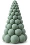 Bubble Christmas Tree Figurine 15 cm, Shelf and Desk, Sage Green, Sage Green