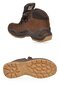 Coffee Nubuck Genuine Leather Lace-Up Boot with Non-Slip Sole and Waterproof Construction for Men's Outdoor Boots M3104 - 5