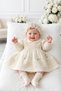 5-Piece Girl Baby Mevlüt Set in a Box: Embroidered Newborn Hospital Discharge Outfit Set, 3–6 Months - 6