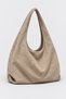 Lumi Women's Hobo-Style Shoulder Bag with a Soft Suede-Look Finish and Studded Detail - 6
