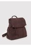 Faux Suede Brown Backpack 1913388-88062 - 4