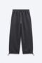 Shorts with a Detailed Drawstring, Stretch Waistband, and Barrel Fit with a Shard-Patterned Design - 5