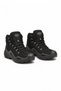 Black Nubuck Genuine Leather Lace-Up Boot with Non-Slip Sole and Waterproof Construction for Men's Outdoor Boots M3104 - 4