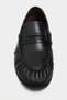 Lucca Black Matte Bow Detail Women's Loafers - 6