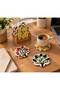 Handmade Set of 3 Nihale Coasters, 11 cm