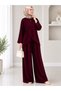 Women's Modest Clothing: Modal Fabric, Cravuze-Style, Crew Neck Tunic Top and Bottom Set