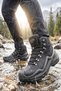 Black Nubuck Genuine Leather Lace-Up Boot with Non-Slip Sole and Waterproof Construction for Men's Outdoor Boots M3104 - 3