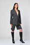 Arched Blazer Jacket - Anthracite - 4