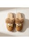Women's Plush House Slippers Non-Slip Silent Sole Winter Comfortable Slippers - 2