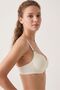 Women's Ecru Unsupported Bra - 2