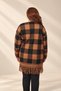 Women's Front-Tied Plaid-Patterned Skirt with Pockets and Tasseled Hem, Plus-Size Stretch Fabric Viscose Knit Cardigan - 4