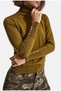 Women's W6-186 Turtleneck Knit Sweater with Accessory Detail - 2