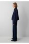 Navy Denim Jacket with Velvet Collar 1110913-86971 - 4