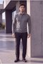 Classic Men’s Polo Collar Knit Sweater with Wool Blend - 4