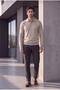 Classic Men’s Polo Collar Knit Sweater with Wool Blend - 3