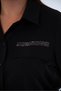 Women's Plus-Size Ruffled Blouse with Rhinestones - 3