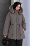 Short Nova Jacket with Waist Tunnel TSD260361 Gray - 4