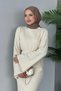 Women's Off-the-Shoulder Long Knit Dress, 135 cm, Standard Size, Fits Sizes 36–44 - 4