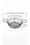 Luxury Thermoplastic-Coated Metal Serving Basket with Two Handles for Cafes and Restaurants—Potato and Bread Serving Bowl, Plate—MEDIUM - 5