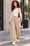 Ecru Cargo Pocket Trousers - 3