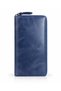 Tokyo Crazy Navy Blue Genuine Leather Phone Wallet