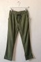 Italian Khaki Hooded Long-Sleeve Zippered Pocket with Corduroy Fabric Woven Top and Bottom Set 69-100 70-60 - 3