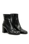 Genuine Patent Leather Black Women's Heeled Boots - ZB151 - 2
