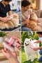 ® Cat and Dog Matting-Removing Comb, Single-Sided Metal Teeth with Ergonomic Strappy Handle for Pet Fur Care - 4