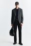 Plaid Relaxed-Fit Blazer Jacket
