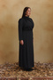 Black Evening Dress Skirt - 4