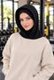 Practical Black Hooded Headscarf, Athletic Hijab Sports Modest Headscarf—Sports Headscarf, for Everyday Wear and Workouts - 5