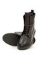 Genuine Leather Brown Women's Boots with Laces - B263415 - 5