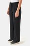 30251TS BLACK ELASTIC-WAISTED LOOSE-FIT STRAIGHT-LEG KNITTED PANTS - 3