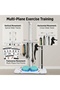 Rehab and Wellness Station, Wall-Mounted Multi-Directional Rehabilitation and Exercise System, Adjustable Slide Tracks, Position Indicators, One-Hand Lockdown, Includes 4 Exercise PosterS - 2