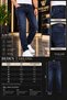 Men's Stretch Fabric Slim Fit Denim Jeans - 6