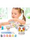 Creative set, paintable porcelain tea set, 3 years + - 5