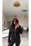 Black Scuba Zipper Jacket - 2