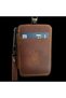 Genuine Leather Organizer (Mini) in black, tan, navy blue, green, cinnamon, brown, embossed coffee, and embossed plum