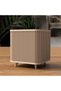 Ribbed Square Planter with Legs, 12.5 cm Opening, Modern Mid-Century Plant Pot for Indoor Plants - 6