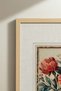 1 VINTAGE PAINTING WITH A CLASSIC FLORAL ARRANGEMENT THEME IN A NATURAL WOOD FRAME - 4