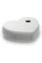 Heart Jewelry Tray with Lid and Divider, Bedside Desk Tray Set, 17.5 cm, Marble