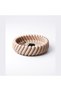 Spiral Ribbed Catchall Bowl, 16 cm Twisted Key Bowl for Entryway, Coins, Desk and Nightstand, White - 8